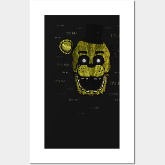 Five Nights at Freddy's - Phantom Freddy - It's Me Wall Art by Kaiserin